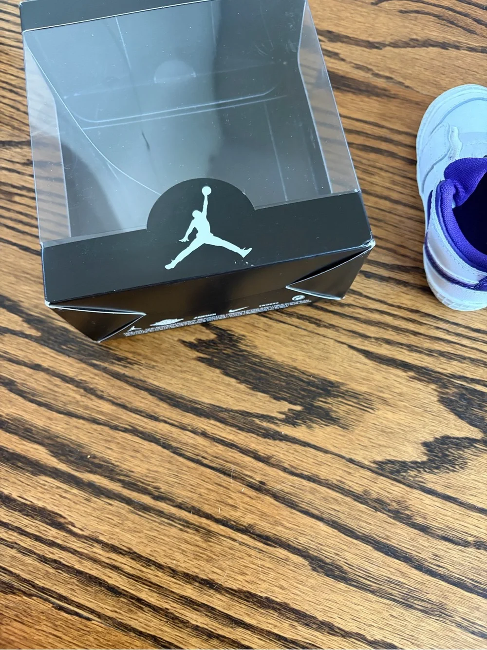 Nike Air Jordan 1 Crib Bootie Court Purple - Size 4C (OG Box) - Baby Shoes